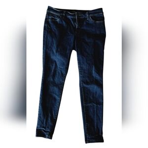 Lauren Ralph Lauren Womens Dark Blue Modern  Skinny Jeans